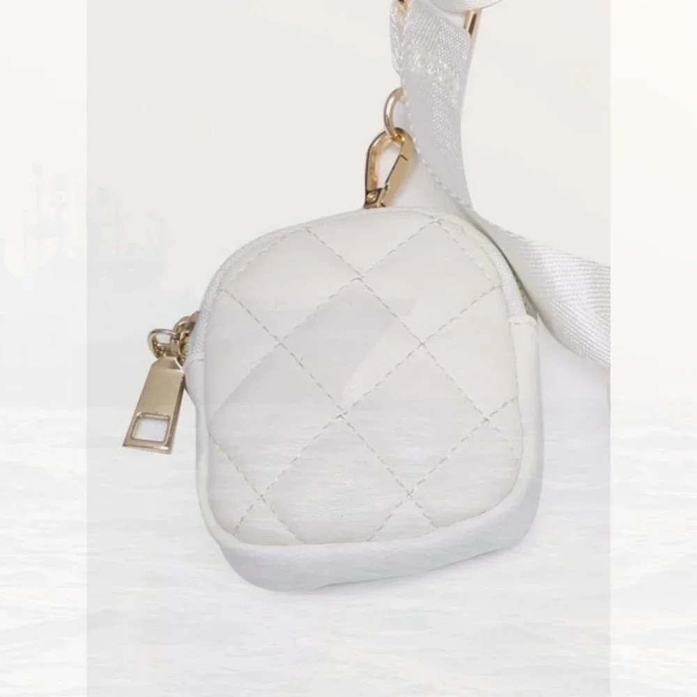 New Quilted Waist Bag With Small Pouch 127 - Picture 3 of 4